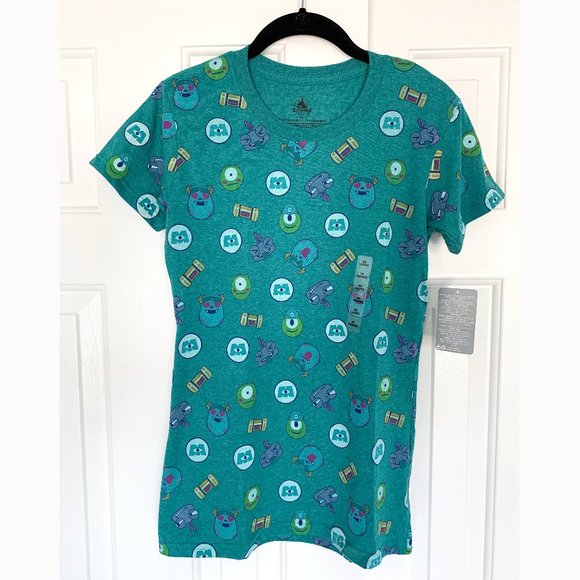 Disney Tops - Disney Store | Monsters Inc. Emoji T-Shirt XS